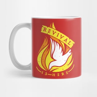 Revival Is Here Christian Pentecost Tshirt Mug